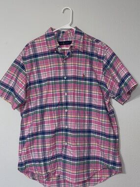 Ralph Lauren Men’s Plaid Short-Sleeve Button-Down Shirt